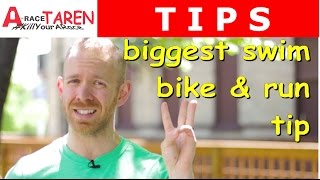 3 Beginner Triathlon Tips for the Swim, Bike & Run