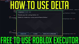 DELTA ROBLOX EXPLOIT/EXECUTOR - HOW TO DOWNLOAD, INSTALL AND EXECUTE SCRIPTS ON YOUR PC 2024