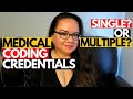 IS HAVING MULTIPLE MEDICAL CODING CREDENTIALS WORTH IT? | MEDICAL CODING WITH BLEU