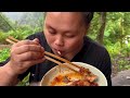 两斤黑鱼配上半斤辣椒，欧妹椒做一锅香辣鱼吃到饱 made a delicious pot of spicy black fish today