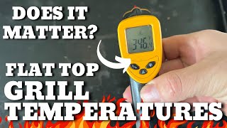 What temperature SHOULD you cook on my Griddle- Does it matter?