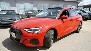 2023 Audi A3 Premium Plus Tango Red | Video Tour with Cameron