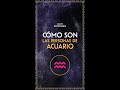 CÓMO son las PERSONAS de ACUARIO | Astrología y horóscopo