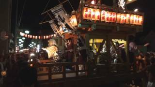 茨城県桜川市真壁祇園祭 上宿の山車