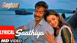 Saathiya song Ajay Devgan movie Singham full HD video song @MONUTUIYAMUSIC1996 @tseries
