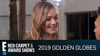 Yvonne Strahovski Gives Mom Advice at 2019 Golden Globes | E! Red Carpet & Award Shows