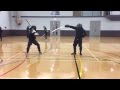 AHF Military sabre vs Katana sparring - Steve vs Nick