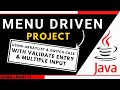 How to  make Menu Driven Program in java using switch case and do-while loop |(part 1)