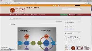 UTM e-Learning | Managing Logs of Activities and Grade Book