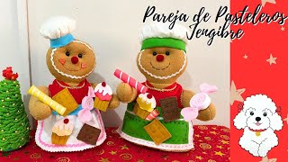 Gingerbread Couple | Tutorial