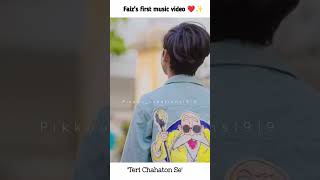 Faiz's First music video ❤️ 'Teri Chahaton Se' superstar singer 2 winner 😍@mohammad.faiz_official