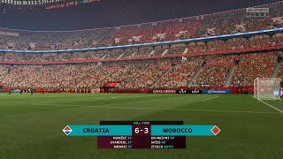 FIFA 23 Croatia vs Morocco World Cup 2022 3rd Place Match