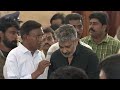 director ss rajamouli gets emotional after seeing ramoji rao manastars