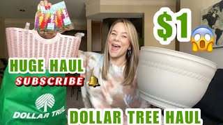 NEW DOLLAR TREE HAUL|HUGE|BRAND NAME ITEMS|NEW ITEMS|AMAZING FINDS