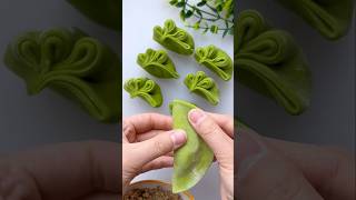 Fantastic oriental dough #dough shapes #food #simple and beautiful dumplings #花式饺子#फूल पकौड़ी