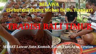 Tradisi Mebat di Karangasem || acara melekutusin rare || masakan khas Bali, adat bali, budaya Bali