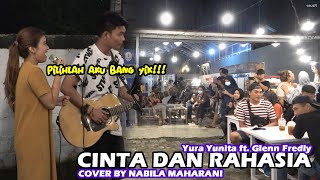 CINTA DAN RAHASIA - YURA YUNITA FT. GLEN FREDLY (LIRIK) COVER NABILA MAHARANI DI MENOEWA KOPI JOGJA