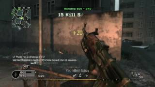 Rapid 15 Kill Streak! ( Call of Duty 4: Modern Warfare )