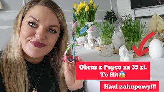 Haul zakupowy!!!! Moje dekoracje Wielkanocne🐇🐣🐇 Obrus z Pepco za 35 złotych😱