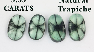 5.33cts Collectors Colombian Emerald Cat Eye Oval Cabochon Parcel Trapiche