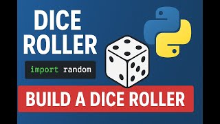 build a dice roller in python #coding #python #pythonprogramming #vscode #diceroller