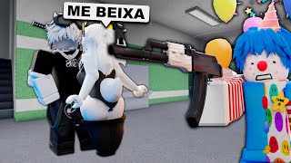 entrei em uma escola pública no chat de voz do roblox