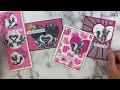 create with me pink and main stinkin sweet stamps and dies