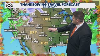 DFW Weather: Full week of Thanksgiving travel forecast