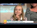 ukrainian 7 year old let it go singer has joyful reunion with susanna reid good morning britain