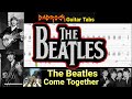 Come Together - The Beatles - Guitar + Bass TABS Lesson