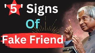 "5" Red Flags To Identify Fake Friends | @bookorquotes