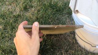 Fiber Cement vs LP SmartSide vs insulated Vinyl Siding Water bucket test