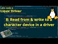 Let's code a Linux Driver: 8 - Read from and write to a character device