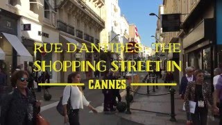 Rue d'Antibes - The main shopping street in Cannes