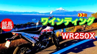 ワインディング× WR250Xモタード 2024-1-4【モトブログ】