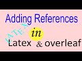 How to generate list of references and citations in Latex: Bibliography