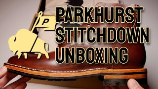 Parkhurst Allen Stitchdown Boot in Chestnut Veg Tan Unboxing and Initial Impressions