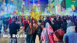 CHRISTMAS Night Walk around MG Road : Gangtok (Sikkim)