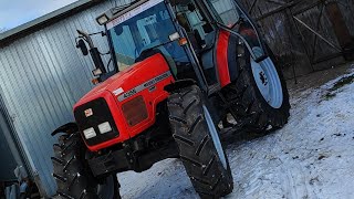 Massey Ferguson 4355 || Nowy nabytek || Uruchamianie silnika || Przymiarki wzornika