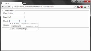 HTML Tutorials - 41 - HTML5 Form validation