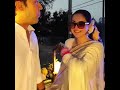 Hania Amir and Ali Rehman groove to'Peela Rung' from their upcoming movie Parde Mein Rehne Do