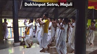 Children practising dance for the Raas Leela festival at Dakhinpat Satra, Majuli | Assam, India