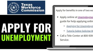 How to Apply for Unemployment in Texas 2026 (FULL TUTORIAL)