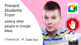 How to Prevent Your Students from Adding People in Google Meet | Google Workspace For Education