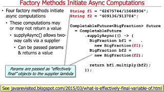 Advanced Java CompletableFuture Features: Introducing Factory Methods