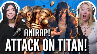 JOVENS REAGEM A RAP DOS 9 TITÃS PRIMORDIAIS E RAP DO EREN - ANIRAP - ATTACK ON TITAN