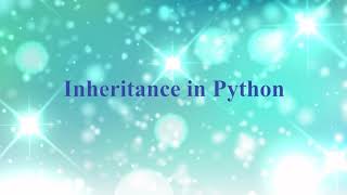 #27 Inheritance in Python