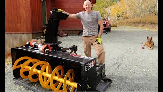 Unboxing our Woodmaxx SB72 Tractor Snowblower