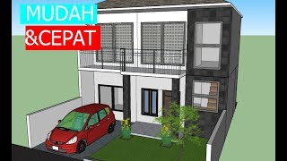 73 Gambar Rumah 2 Lantai Sketchup Gratis