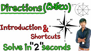 Directions INTRODUCTION || Directions Reasoning Tricks in Telugu 2020 || Shortcuts in Directions